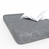 Handgjord lyxig Deluxe satinbomullslakan med resår | Stockholm