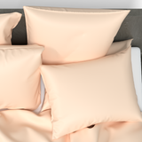 Handmade Luxurious Premium Satin Cotton Pillowcase | Ecru