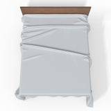 Handgjord lyxig Premium randig satinbomullslakan utan resår | Antarctica