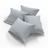 Handgjord örngott i bomull | Glacier Gray