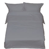 Handgjord bomullsöverdrag till täcke | Frost Gray