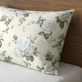 Handgjort lyxigt Deluxe-satinbomull påslakanset | Paris