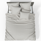 Handgjord lyxig Deluxe satinbomull påslakan | Milan