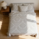 Handgjort lyxigt Deluxe-satinbomull påslakanset | Prague