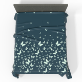 Handgjord lyxig Deluxe satinbomullslakan utan resår | Vienna