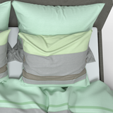 Handgjort lyxigt Deluxe satinbomull påslakanset | Amsterdam