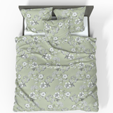 Handgjort lyxigt Deluxe-satinbomull påslakanset | Geneva