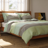 Handgjort lyxigt Deluxe satinbomull påslakanset | Amsterdam