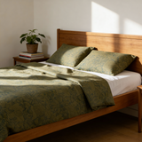 Handgjort lyxigt Deluxe-satin bomulls påslakanset | New York