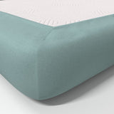 Jersey fitted sheet | Blue Surf