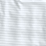 Handmade Luxurious Premium Striped Satin Cotton Duvet Cover | White