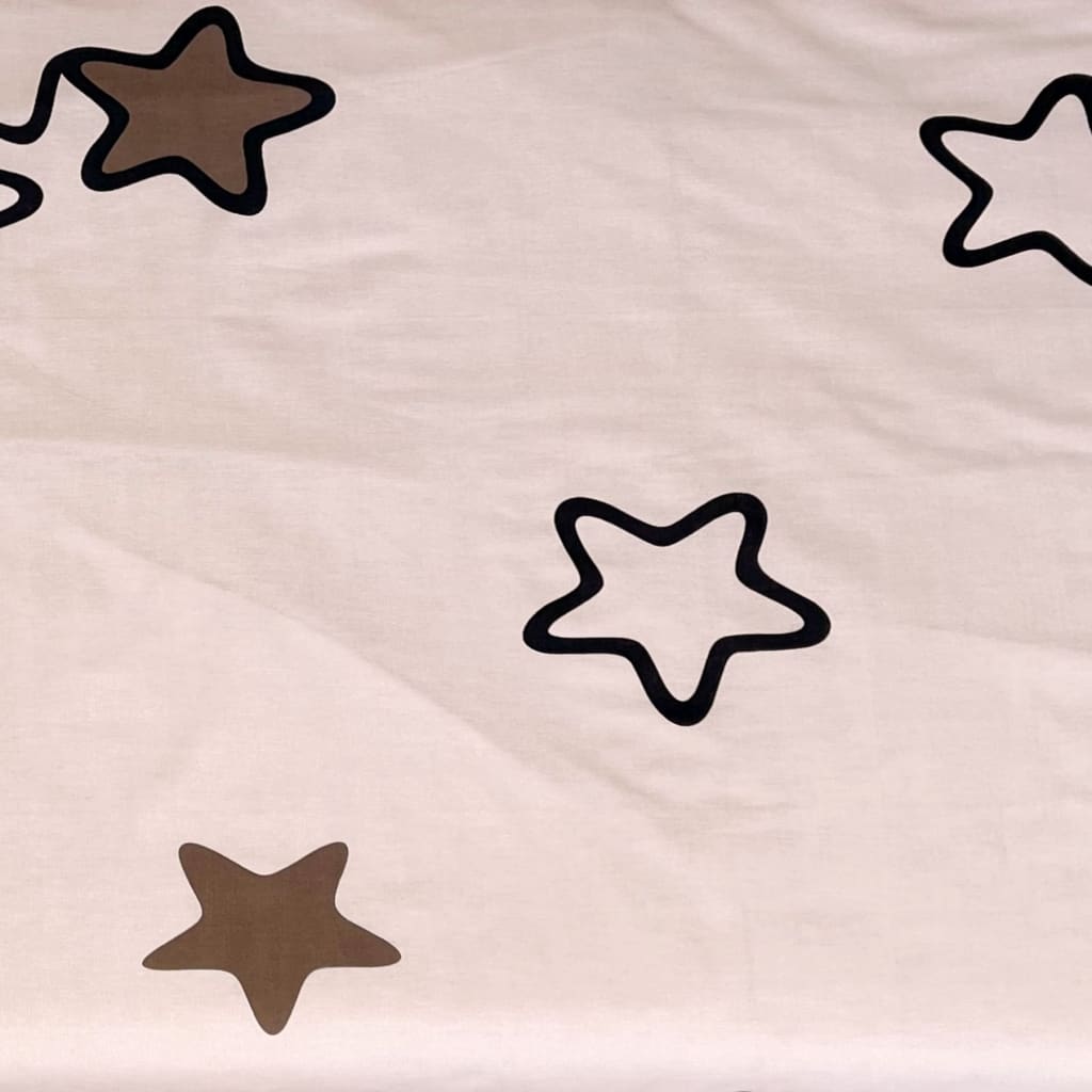 Handgjord bomulls bäddset | Pink Sky