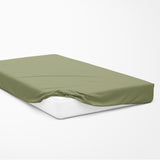 Jersey fitted sheet | Sage