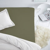 Sydd PREMIUM satinlakan med resår | Burnt olive -