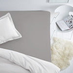 Sydd PREMIUM satinlakan med resår | Opal gray - Drobinė