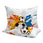 Sydda örngott i bomullstyg | Football - Sydd