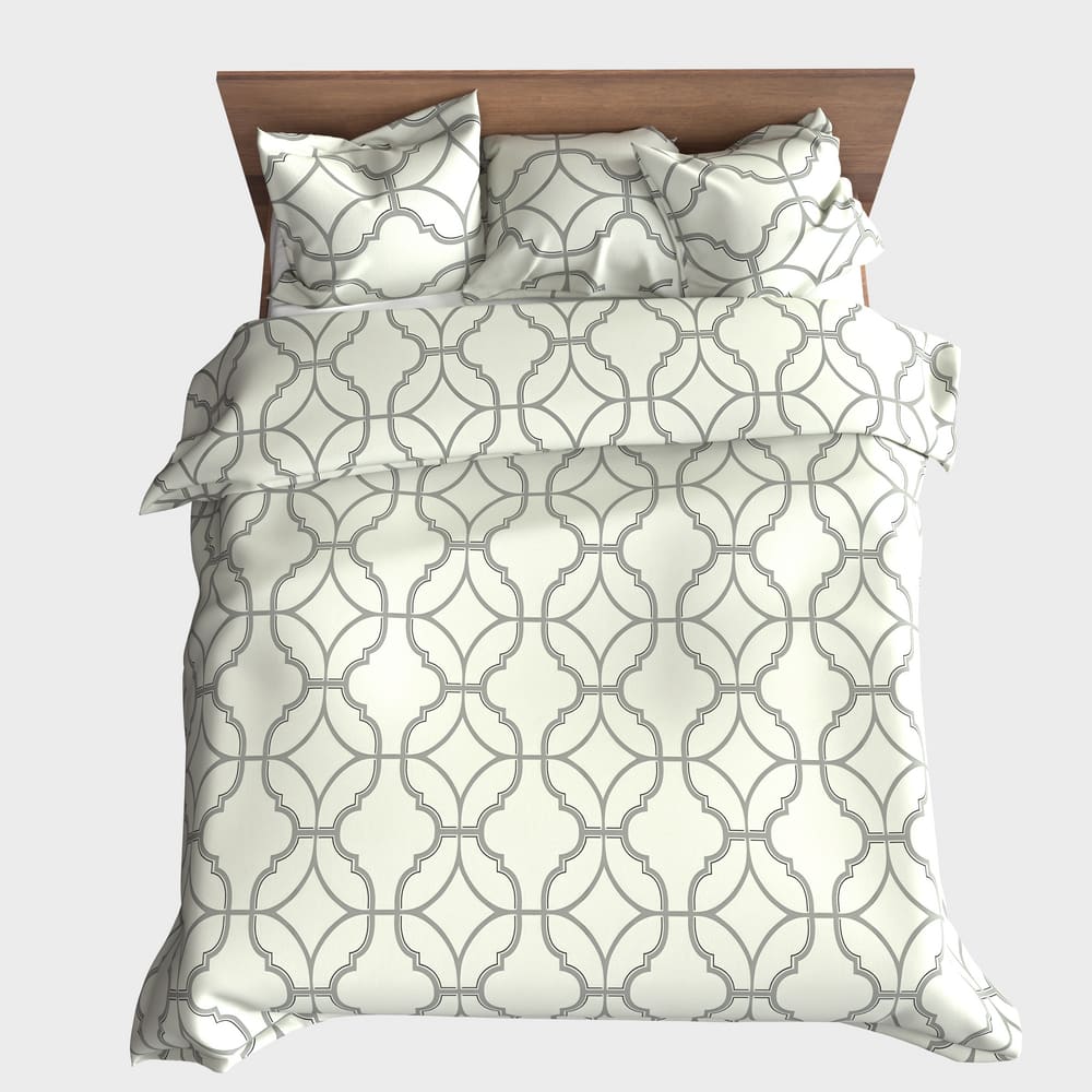 Sydda bäddset i bomullstyg | Noir - Sydd