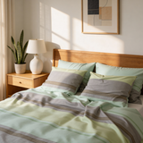 Handgjort lyxigt Deluxe satinbomull påslakanset | Amsterdam