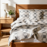 Handgjort lyxigt Deluxe-satin bomulls påslakanset | Frankfurt