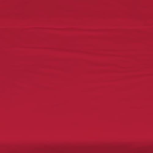 Sewn cotton fitted sheet with elastic | Chinese red - Cotton