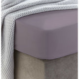 Sewn cotton fitted sheet with elastic | Nirvana - Cotton fitted sheet