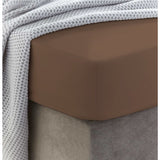 Sewn cotton fitted sheet with elastic | Partridge - Cotton