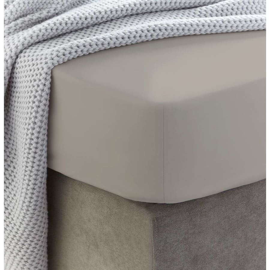 Šūta kokvilnas palags ar gumiju | Vintage khaki - Kokvilnas audums