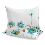 Sydd örngott i bomullstyg | Milky flowers -