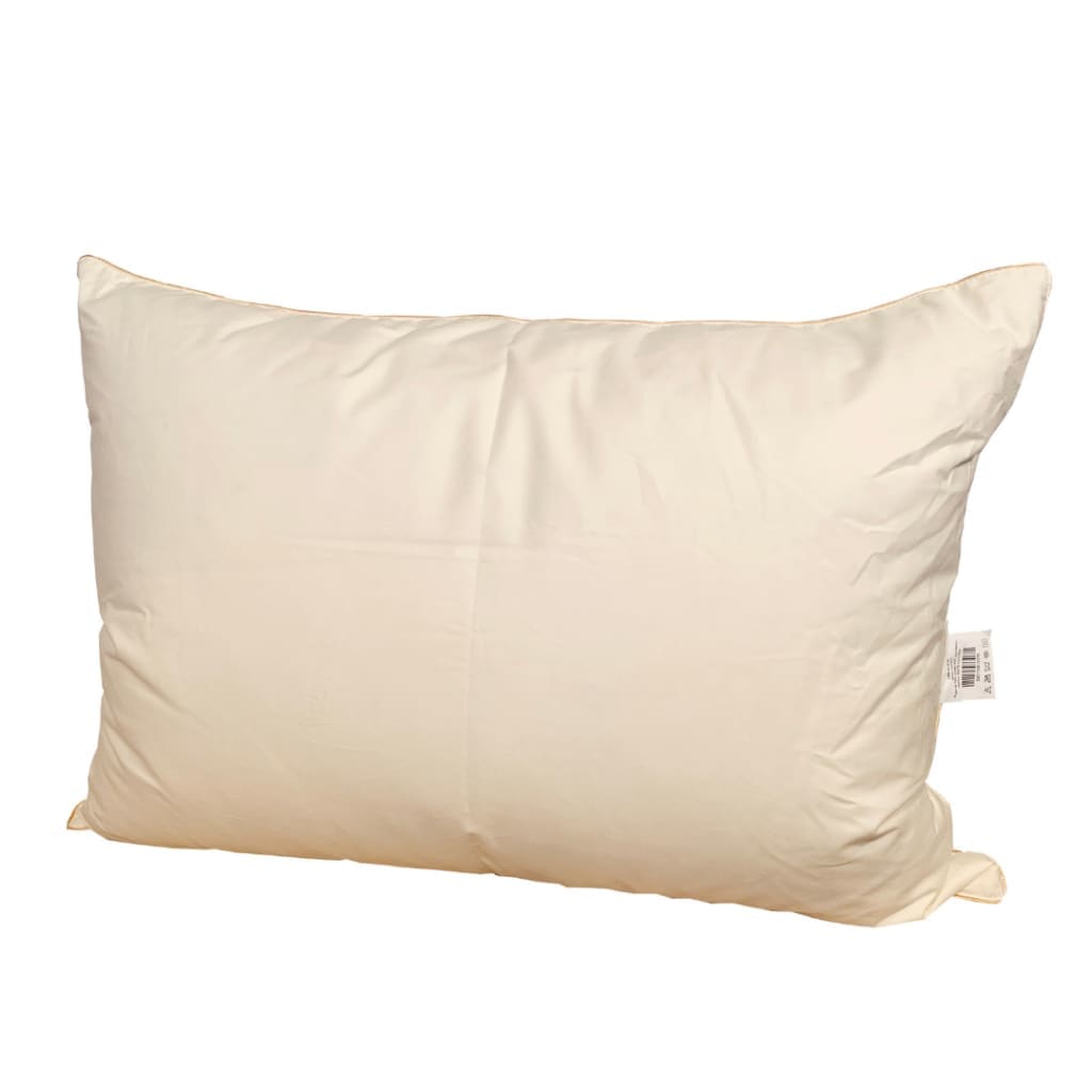 Dubbelt täcke och två kuddar med gåsdun och fjädrar