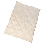 Duntäcke och kudde med gåsfjäder och dun, enkel fyllning