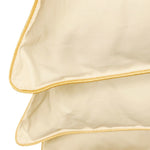 Duntäcke och kudde med gåsfjäder och dun, enkel fyllning